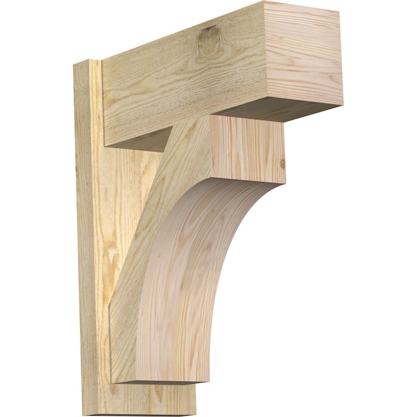 Ekena Millwork Westlake Block Rough Sawn Outlooker, Douglas Fir, 8"W x 20"D x 24"H OUT08X20X24WTL05RDF - main